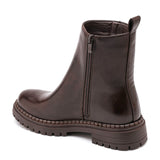 BOTTINES MARRON SEMELLE ÉPAISSE - Casualmode.fr