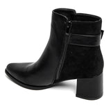 BOTTINES NOIRES À TALON – STYLE ÉLÉGANT ET MODERNE - Casualmode.fr