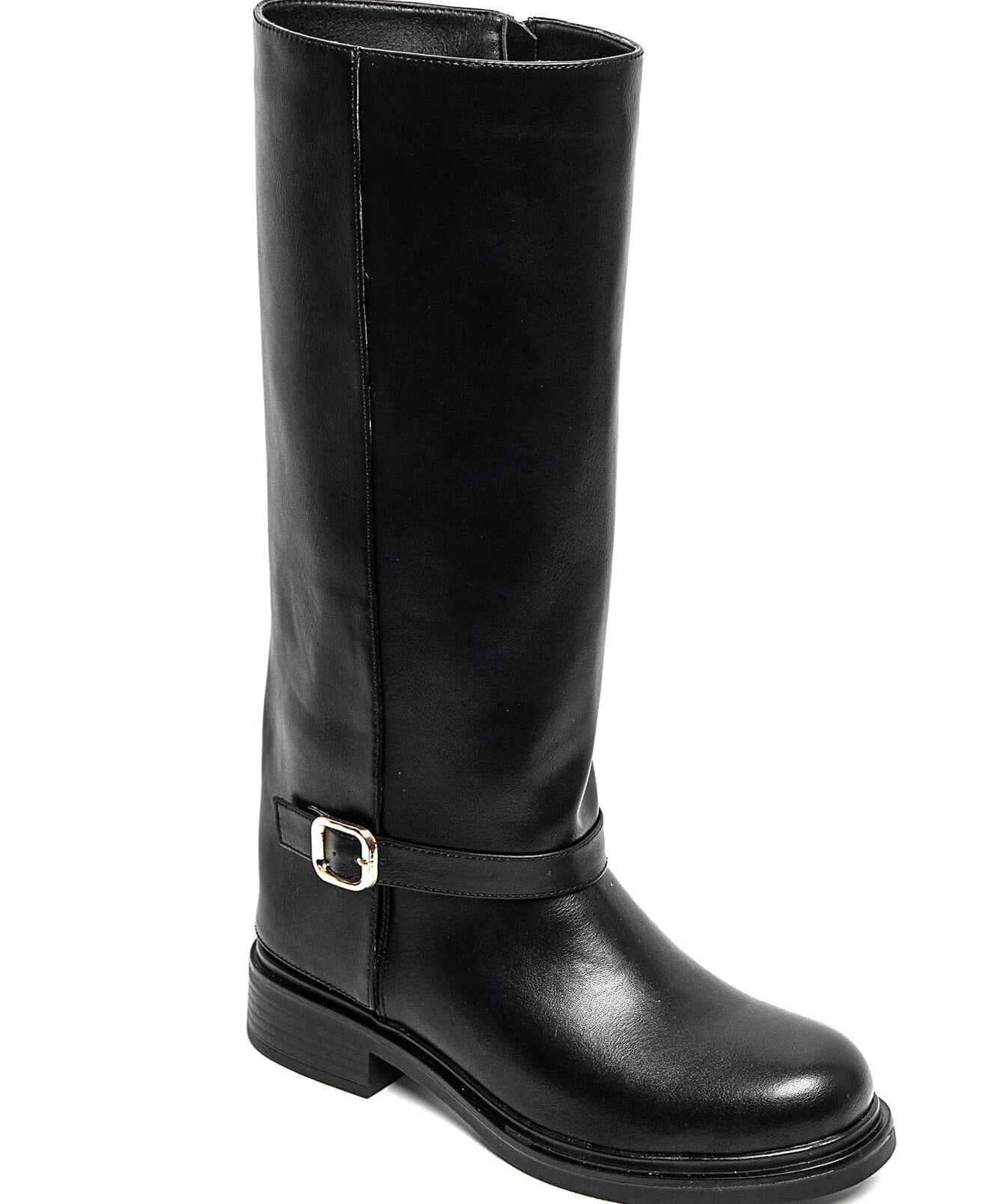 BOTTES NOIRES HAUTES – STYLE CLASSIQUE ET ÉLÉGANT - Casualmode.fr