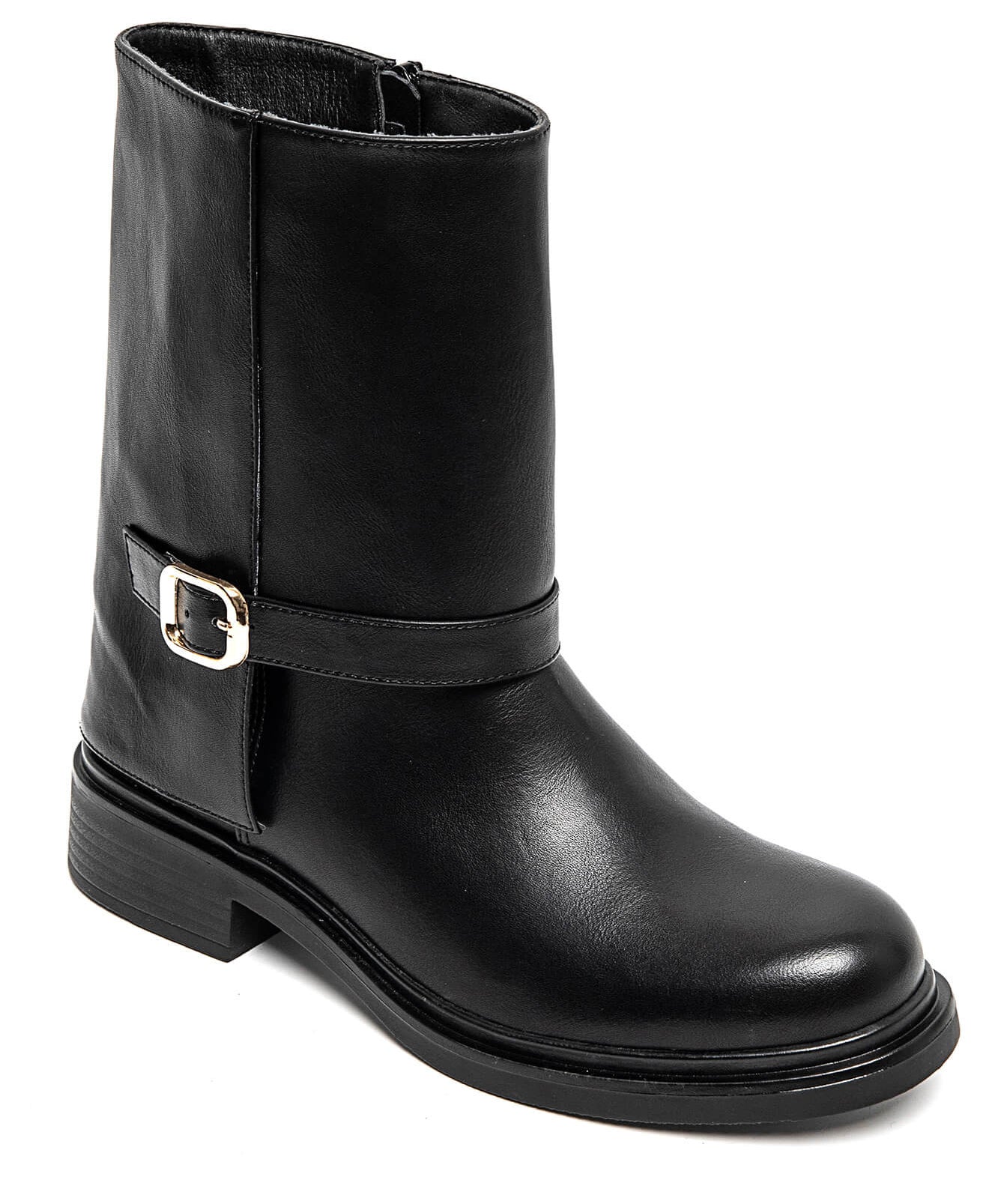 BOTTINES NOIRES – STYLE BIKER CHIC - Casualmode.fr
