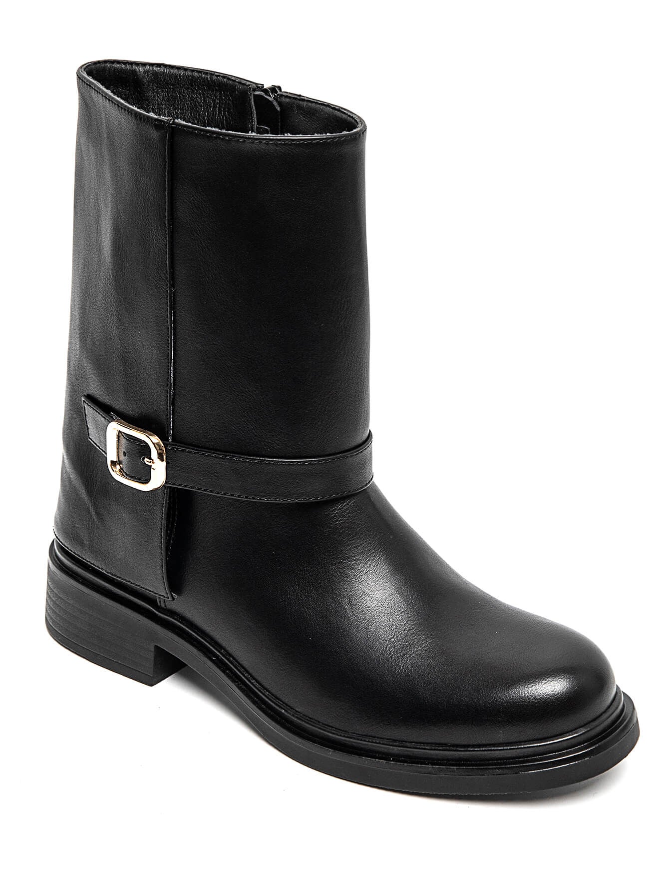 BOTTINES NOIRES – STYLE BIKER CHIC - Casualmode.fr