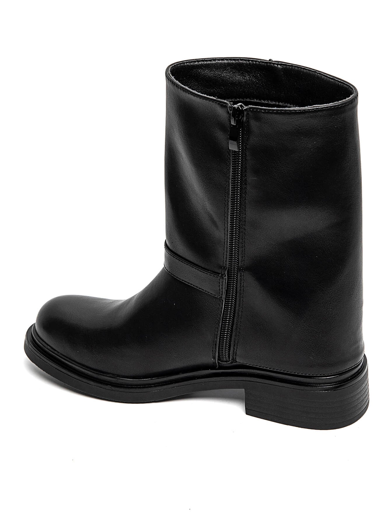 BOTTINES NOIRES – STYLE BIKER CHIC - Casualmode.fr