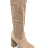 CUISSARDES BEIGE – TALON HAUT ET SEMELLE CRANTÉE - Casualmode.fr