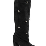 BOTTES NOIRES HAUTES À PERLES – ÉLÉGANCE ET TENDANCE - Casualmode.fr