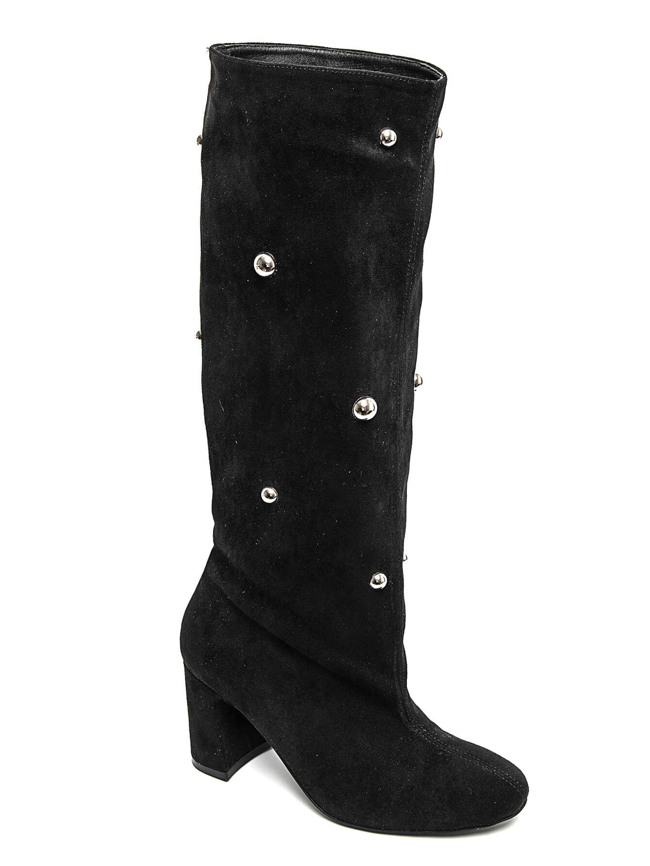 BOTTES NOIRES HAUTES À PERLES – ÉLÉGANCE ET TENDANCE - Casualmode.fr