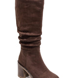 CUISSARDES MARRON À TALON ÉPAIS - Casualmode.fr