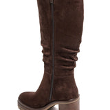 CUISSARDES MARRON À TALON ÉPAIS - Casualmode.fr