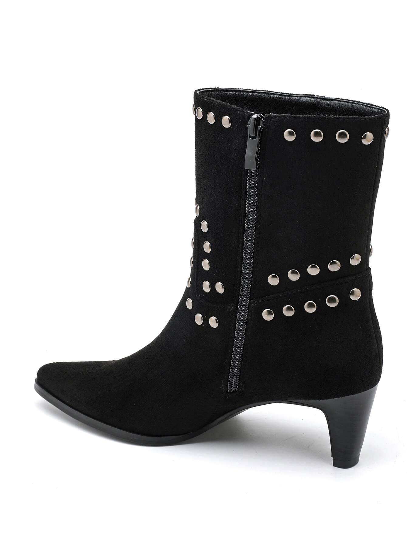BOTTINES NOIRES À CLOUS – STYLE ROCK CHIC - Casualmode.fr