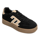 BASKETS FEMME NOIRES CASUAL - Casualmode.fr