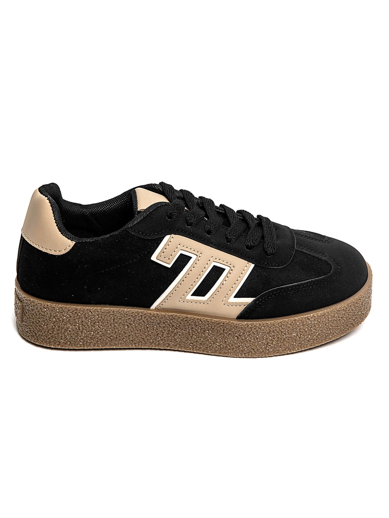 BASKETS FEMME NOIRES CASUAL - Casualmode.fr