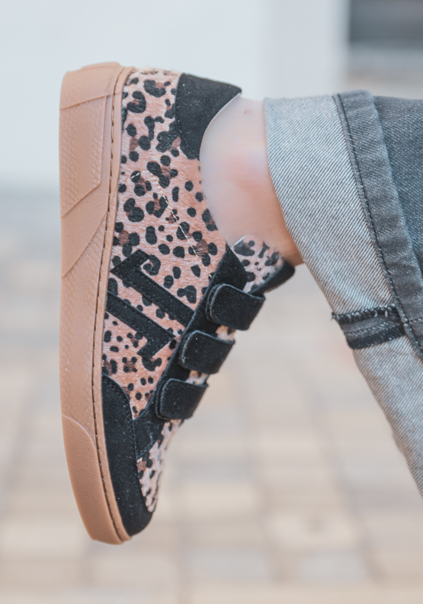 CL11 SNEAKERS - CL92-BLACK-LEO - Casualmode.fr