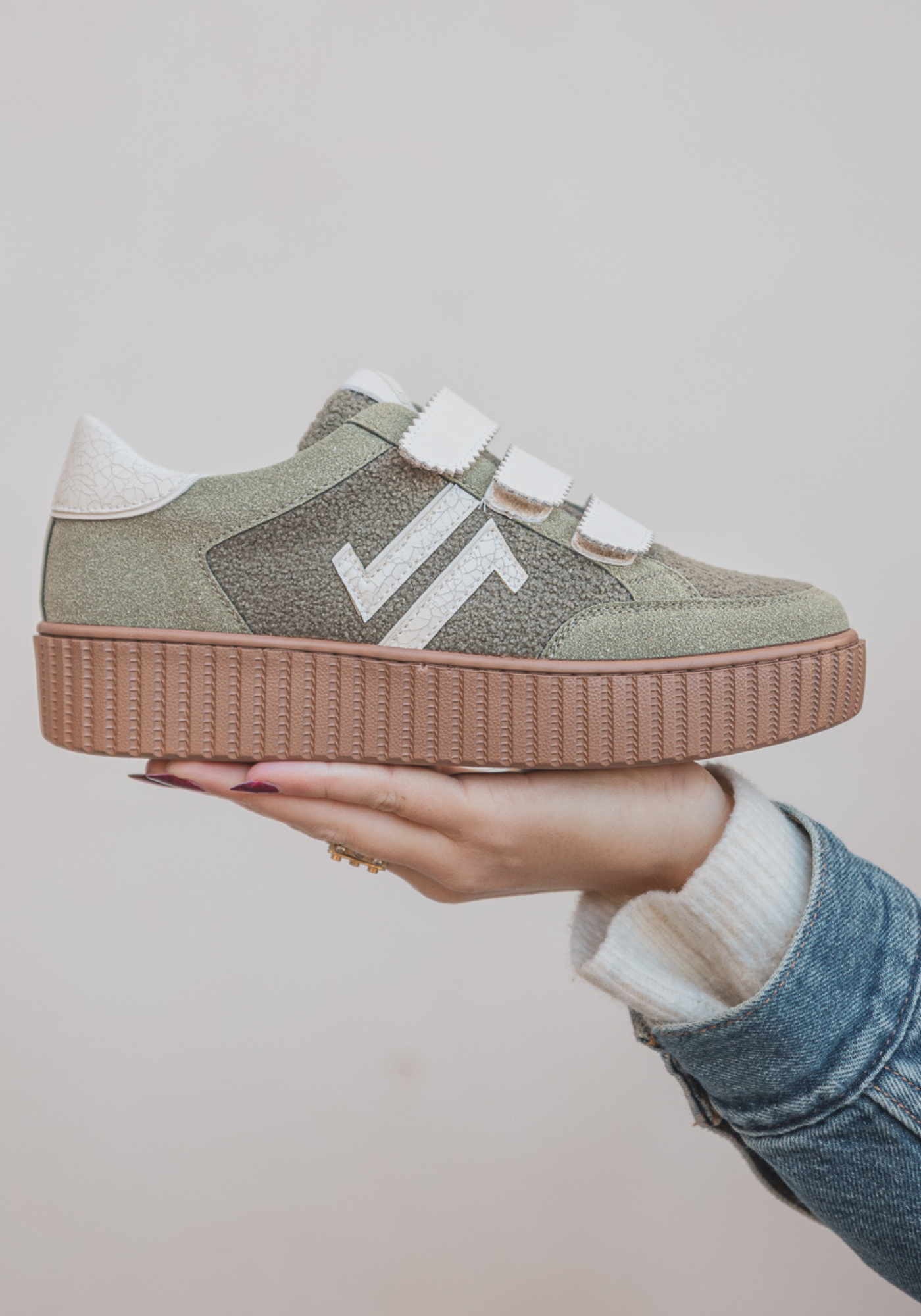 CL11 SNEAKERS - CL91-KHAKI - Casualmode.fr