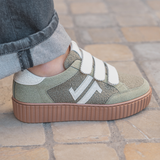 CL11 SNEAKERS - CL91-KHAKI - Casualmode.fr