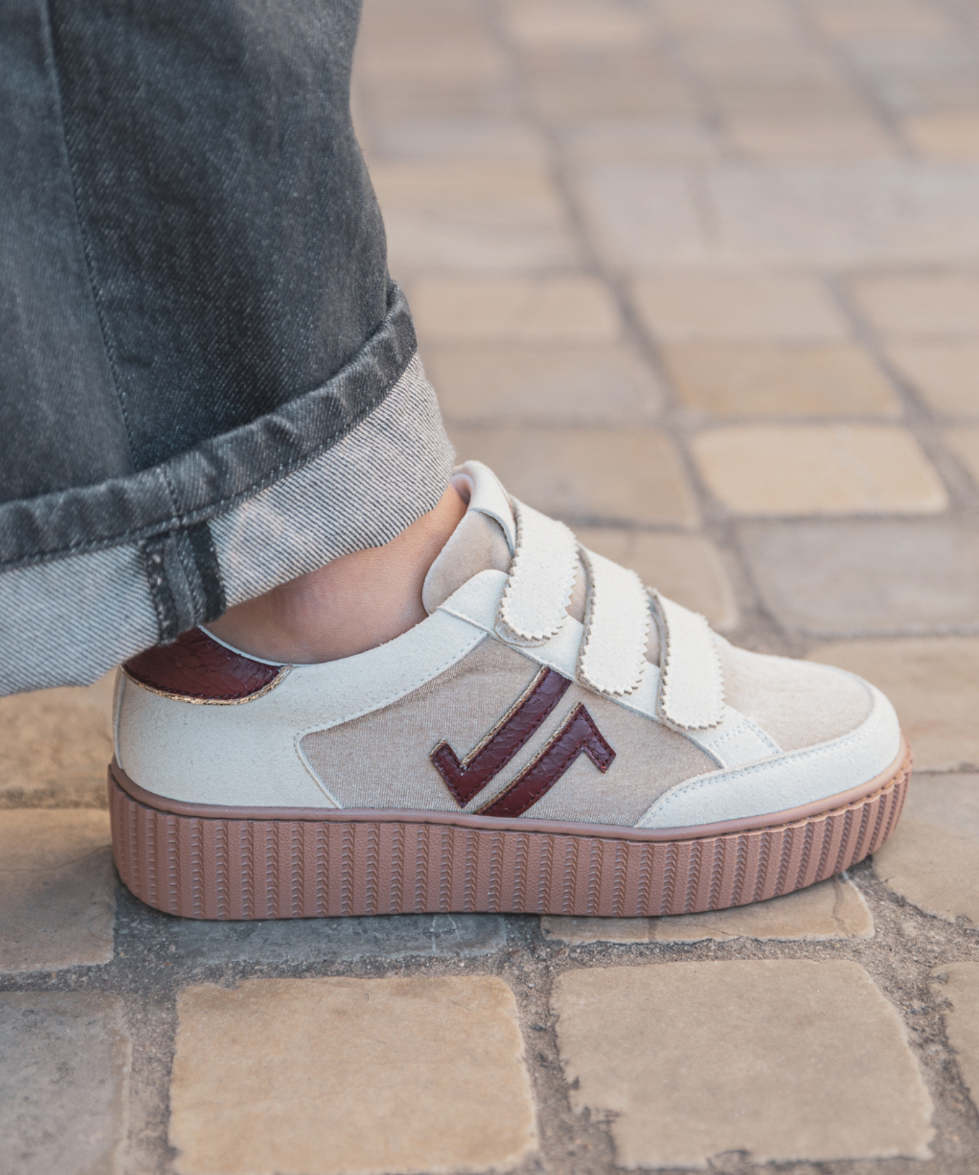 CL11 SNEAKERS - CL91-BEIGE - Casualmode.fr