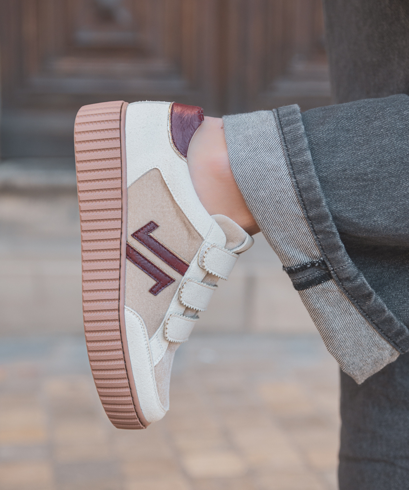 CL11 SNEAKERS - CL91-BEIGE - Casualmode.fr