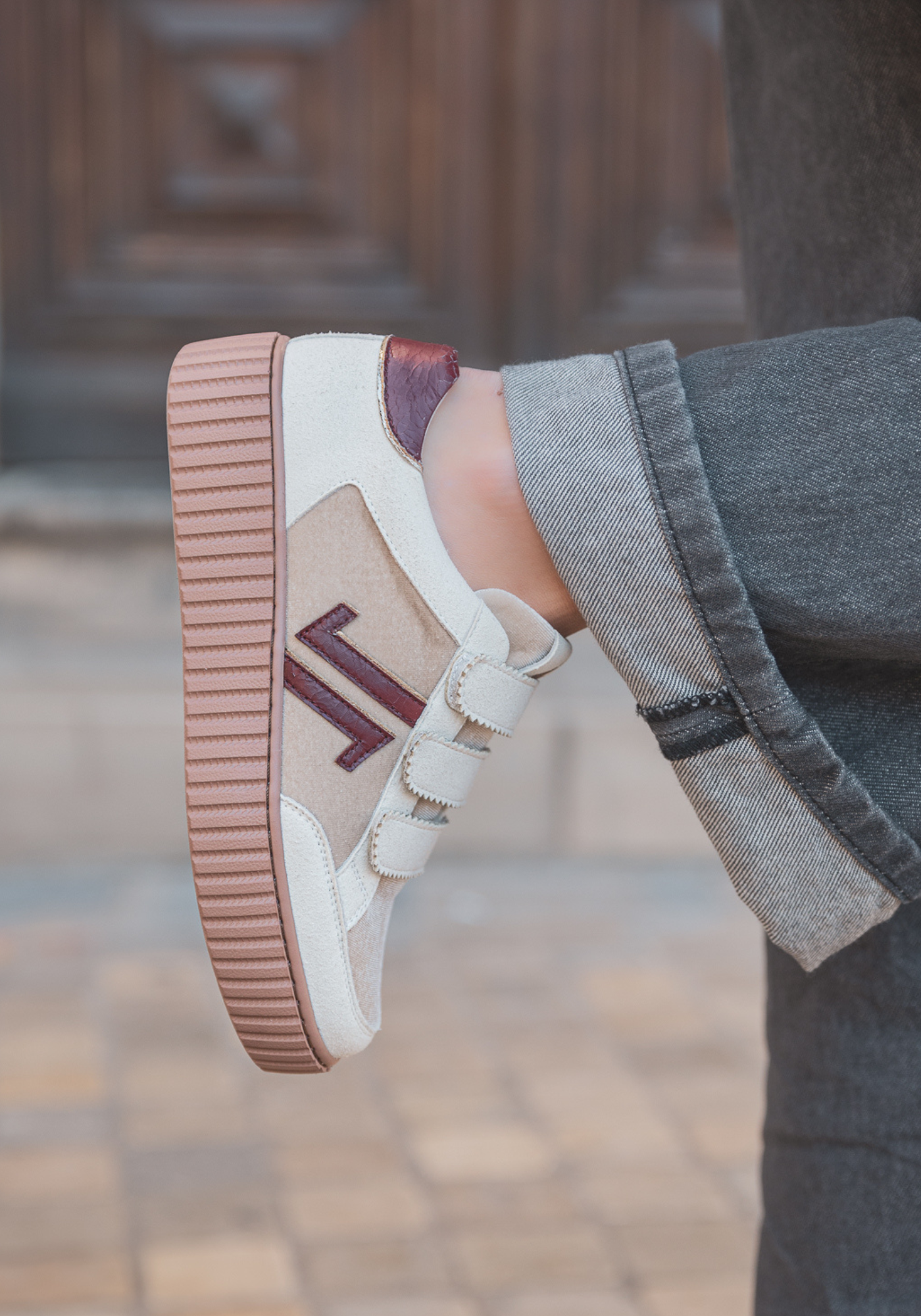 CL11 SNEAKERS - CL91-BEIGE - Casualmode.fr