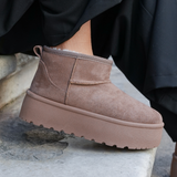 BOTTINES FOURRÉES PLATEFORME - Casualmode.fr