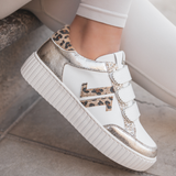 CL11 SNEAKERS - CL91-GOLD-LEO - Casualmode.fr