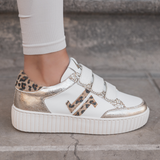 CL11 SNEAKERS - CL91-GOLD-LEO - Casualmode.fr