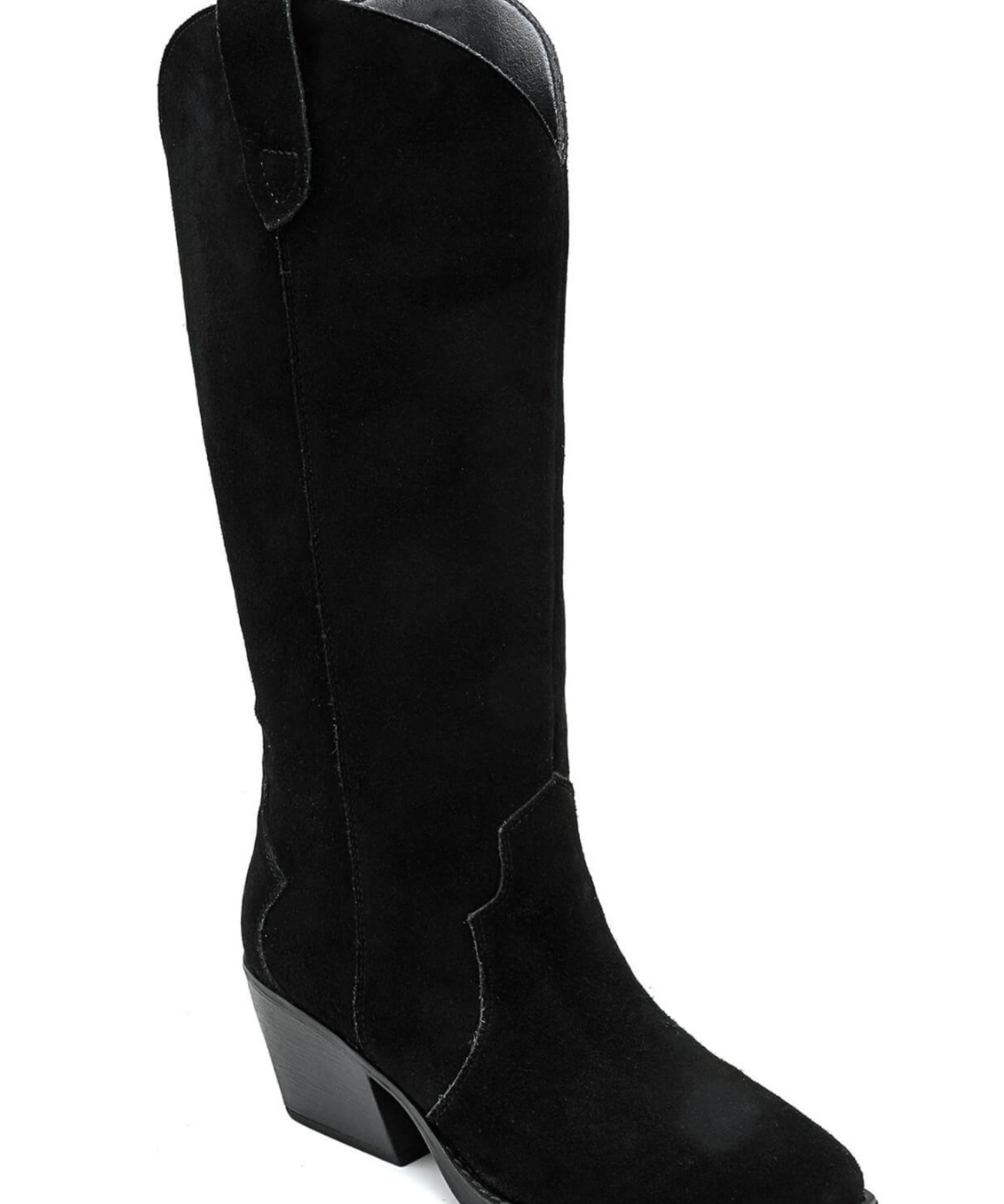 BOTTES COWBOY FEMME NOIRES EN CUIR - TALON 6 CM STYLE WESTERN CHIC - Casualmode.fr
