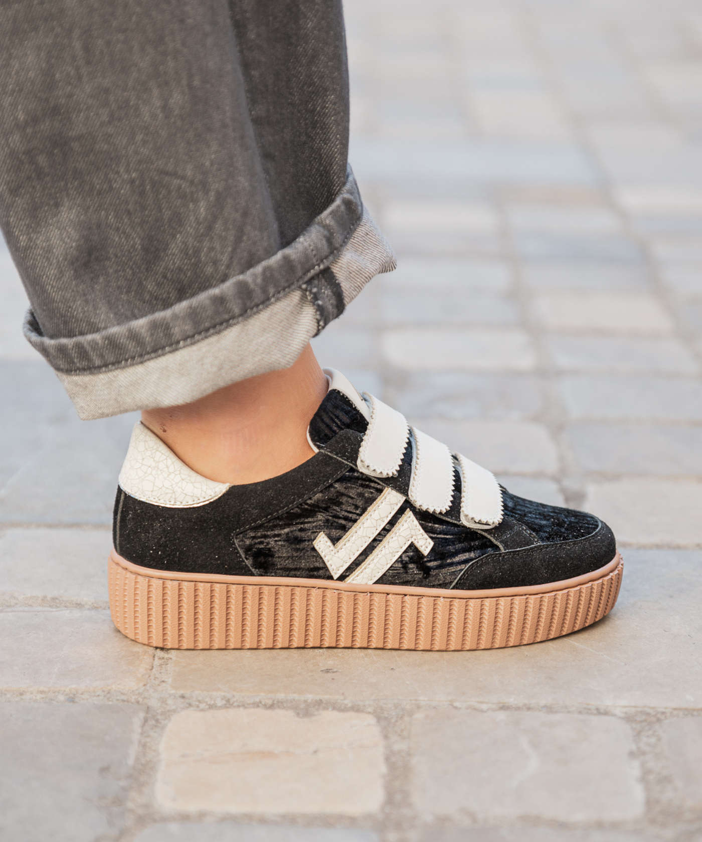 CL11 SNEAKERS - CL91-BLACK - Casualmode.fr