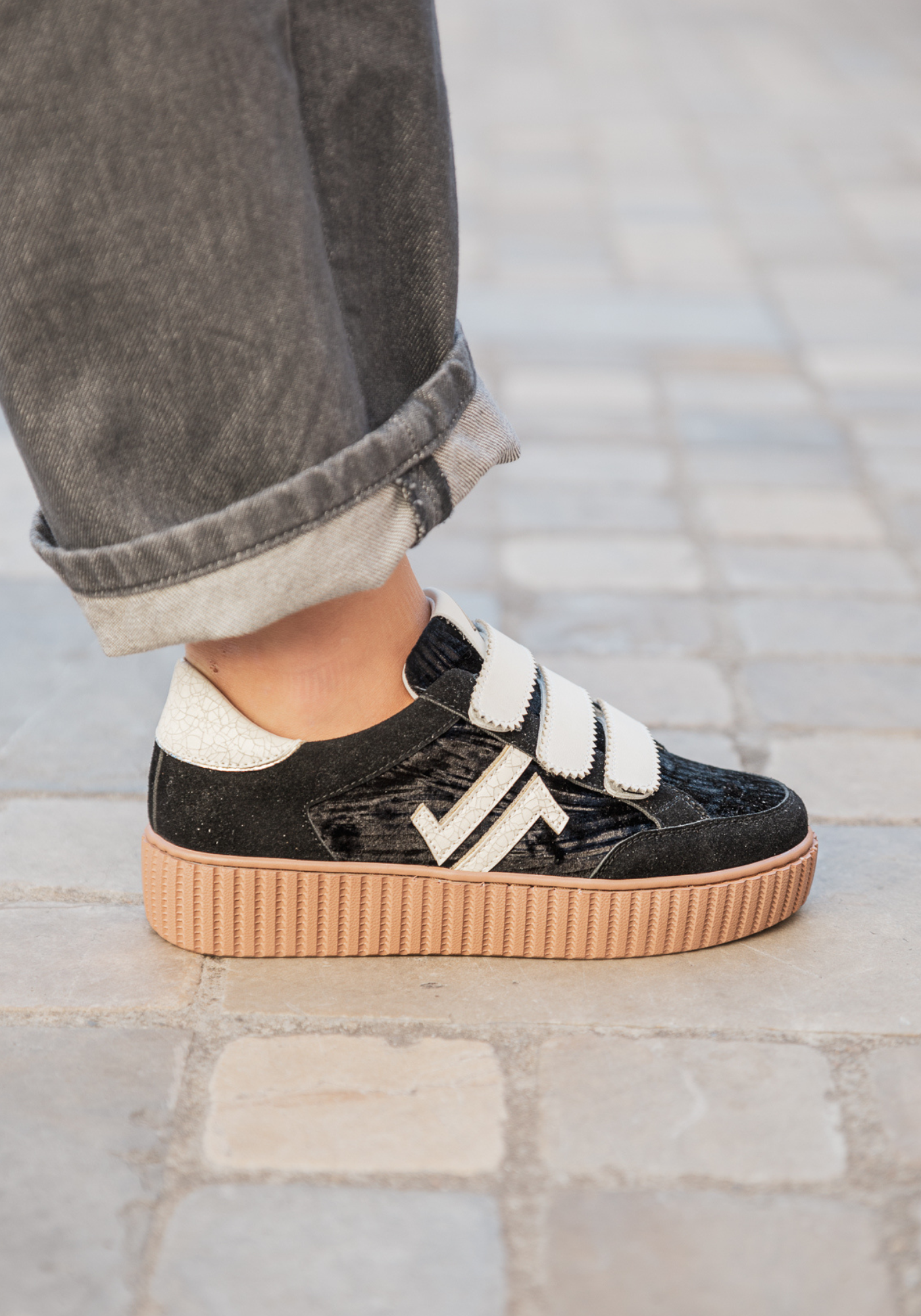 CL11 SNEAKERS - CL91-BLACK - Casualmode.fr