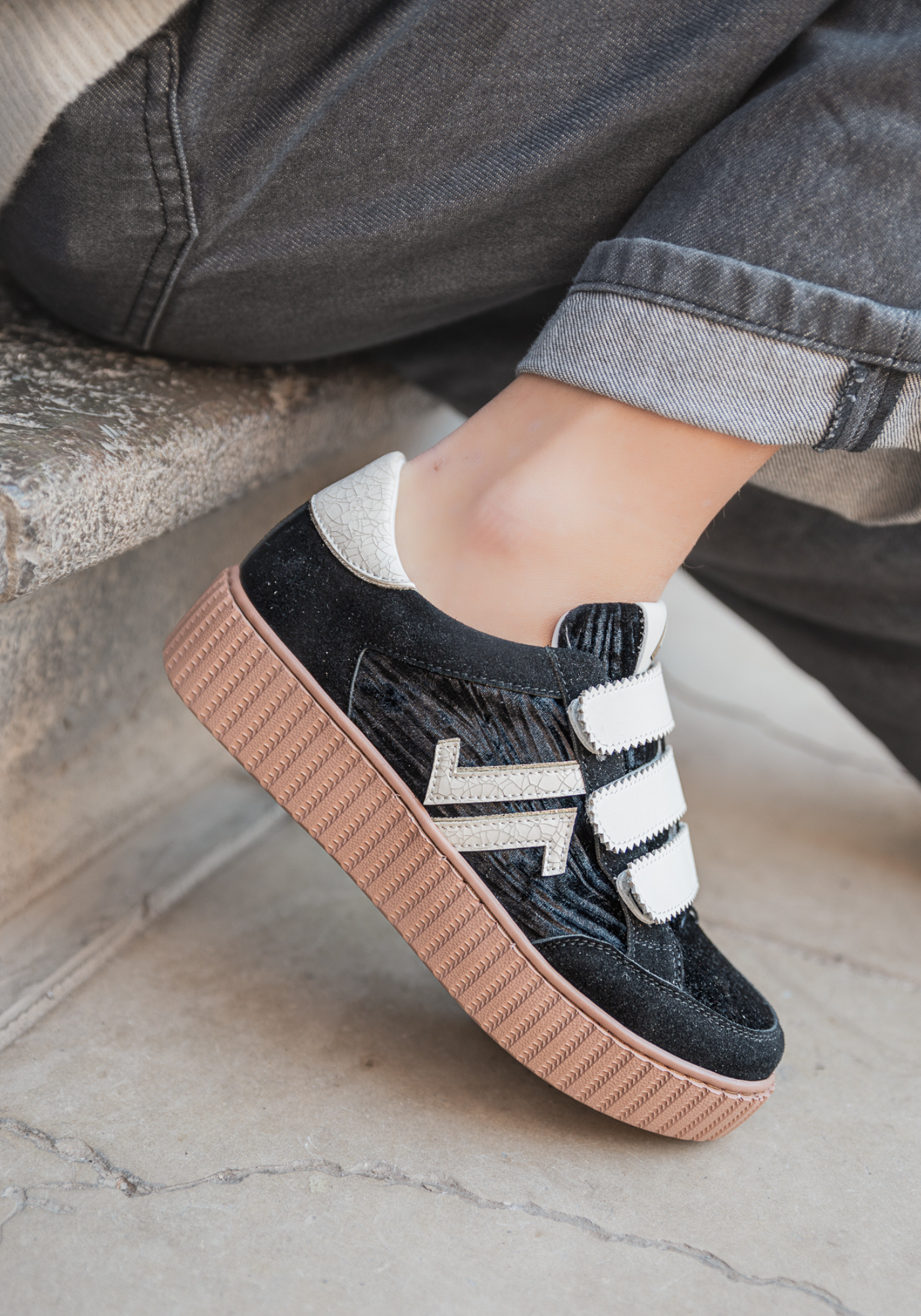 CL11 SNEAKERS - CL91-BLACK - Casualmode.fr