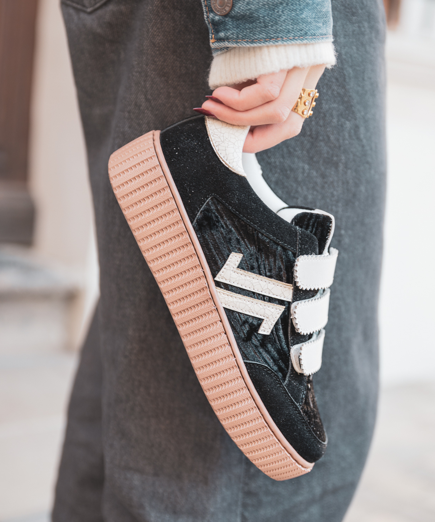 CL11 SNEAKERS - CL91-BLACK - Casualmode.fr