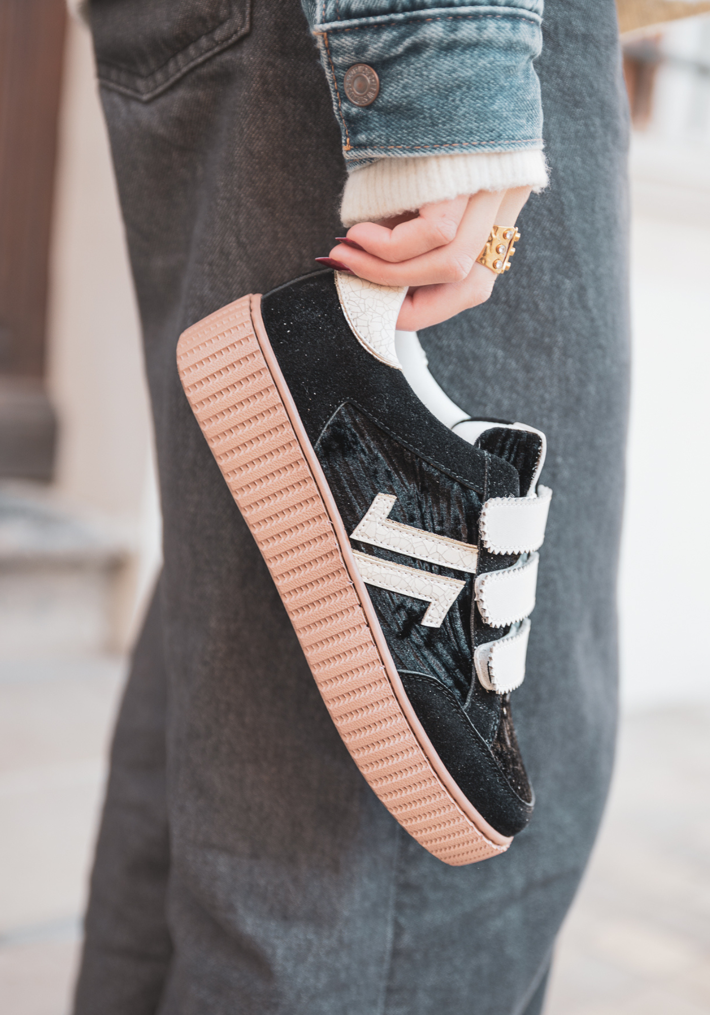 CL11 SNEAKERS - CL91-BLACK - Casualmode.fr