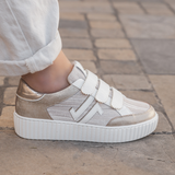 CL11 SNEAKERS - CL91-GOLD - Casualmode.fr