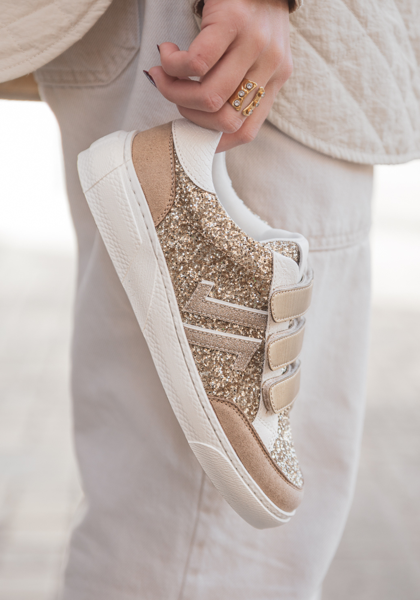 CL11 SNEAKERS - CL92-GOLD - Casualmode.fr