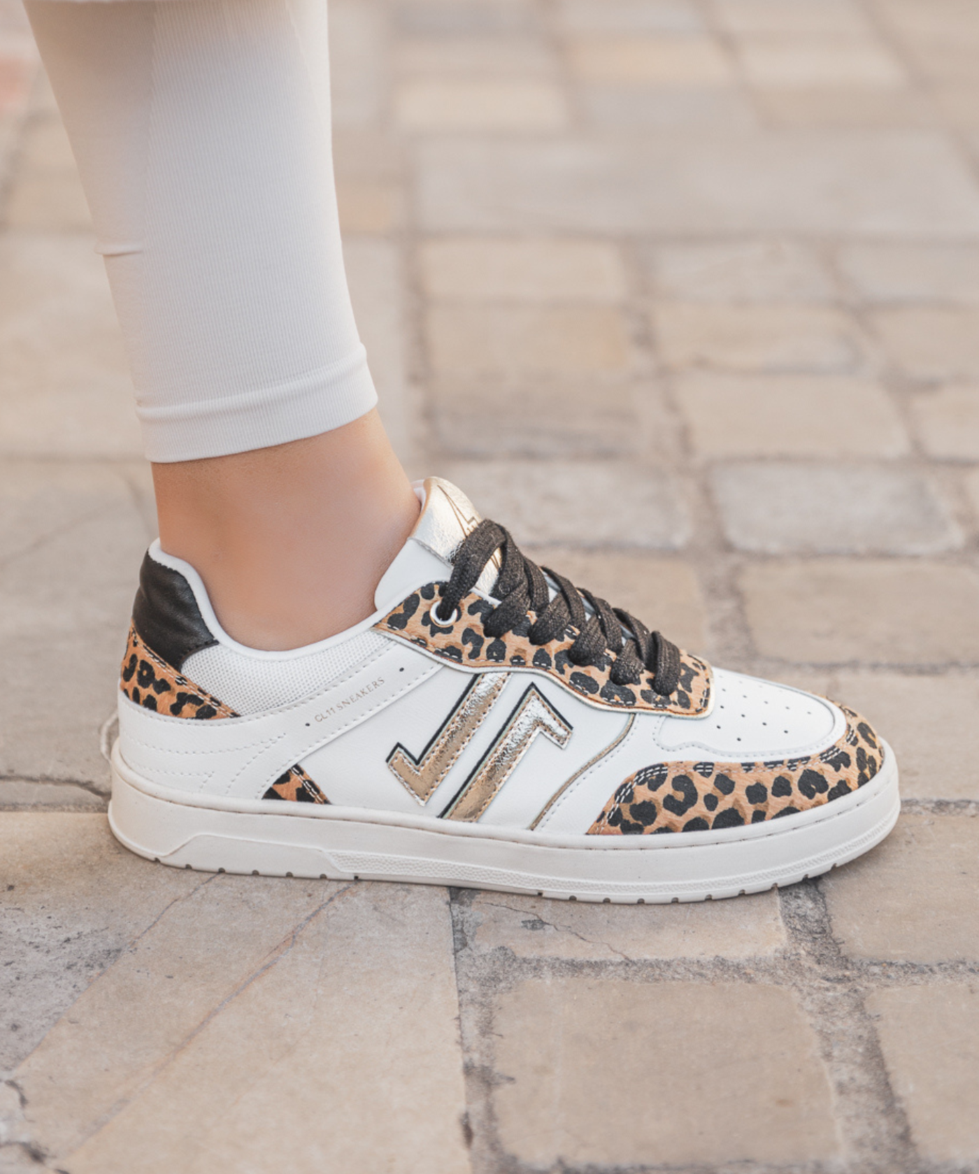 CL11 SNEAKERS - CL94-LEO-BLACK - Casualmode.fr