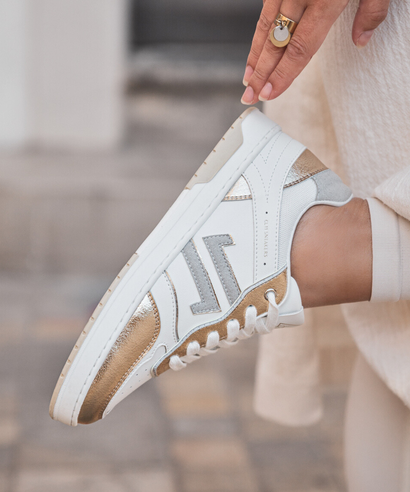 CL11 SNEAKERS - CL94-GOLD - Casualmode.fr