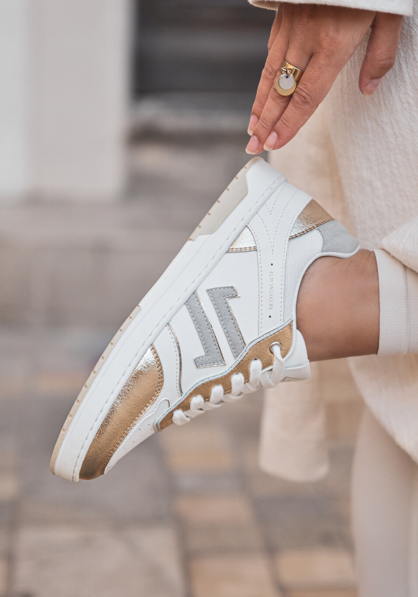 CL11 SNEAKERS - CL94-GOLD - Casualmode.fr