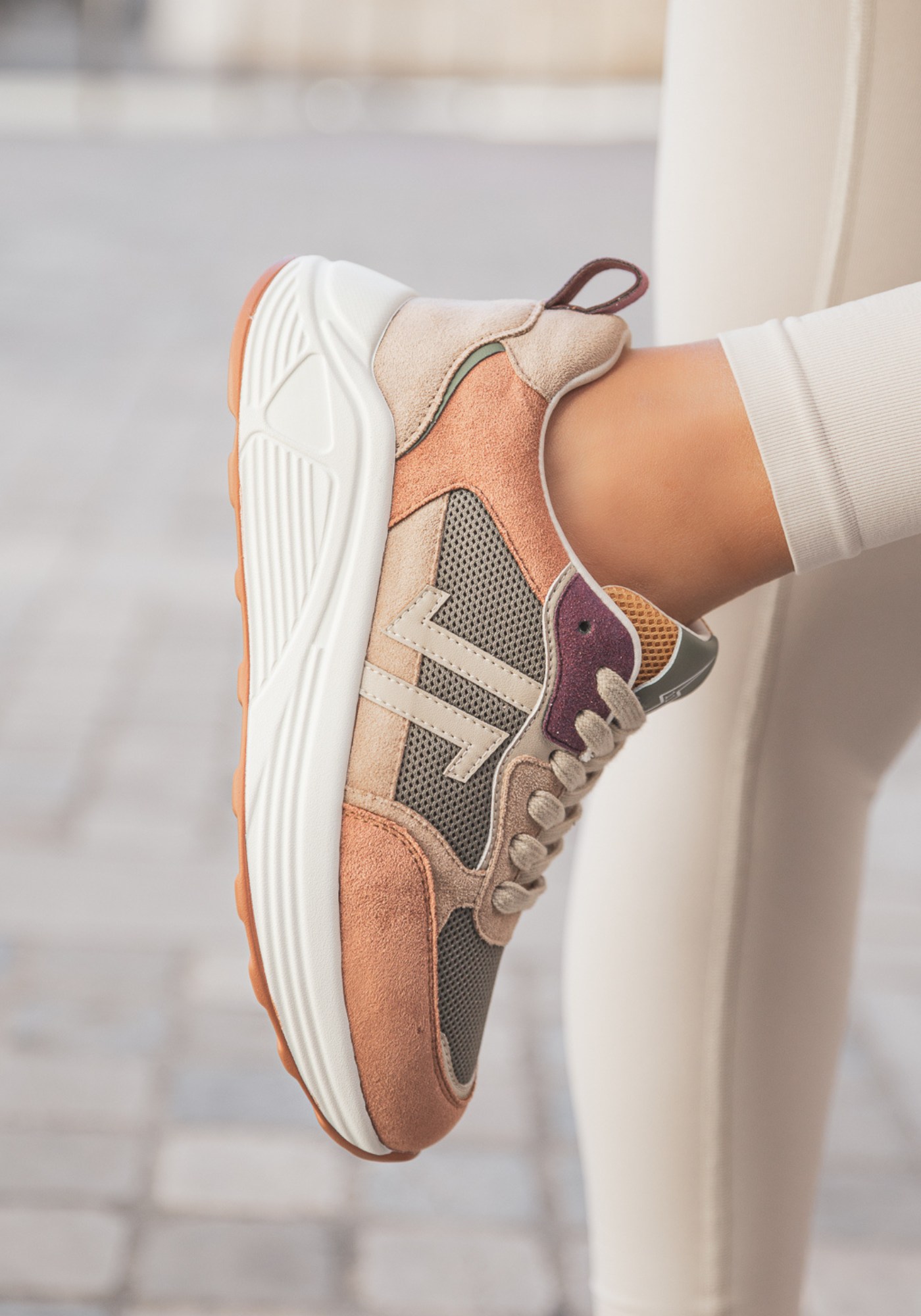 CL11 SNEAKERS - CL95-PEACH - Casualmode.fr