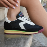 SNEAKERS NOIRES SPORTY CHIC - Casualmode.fr