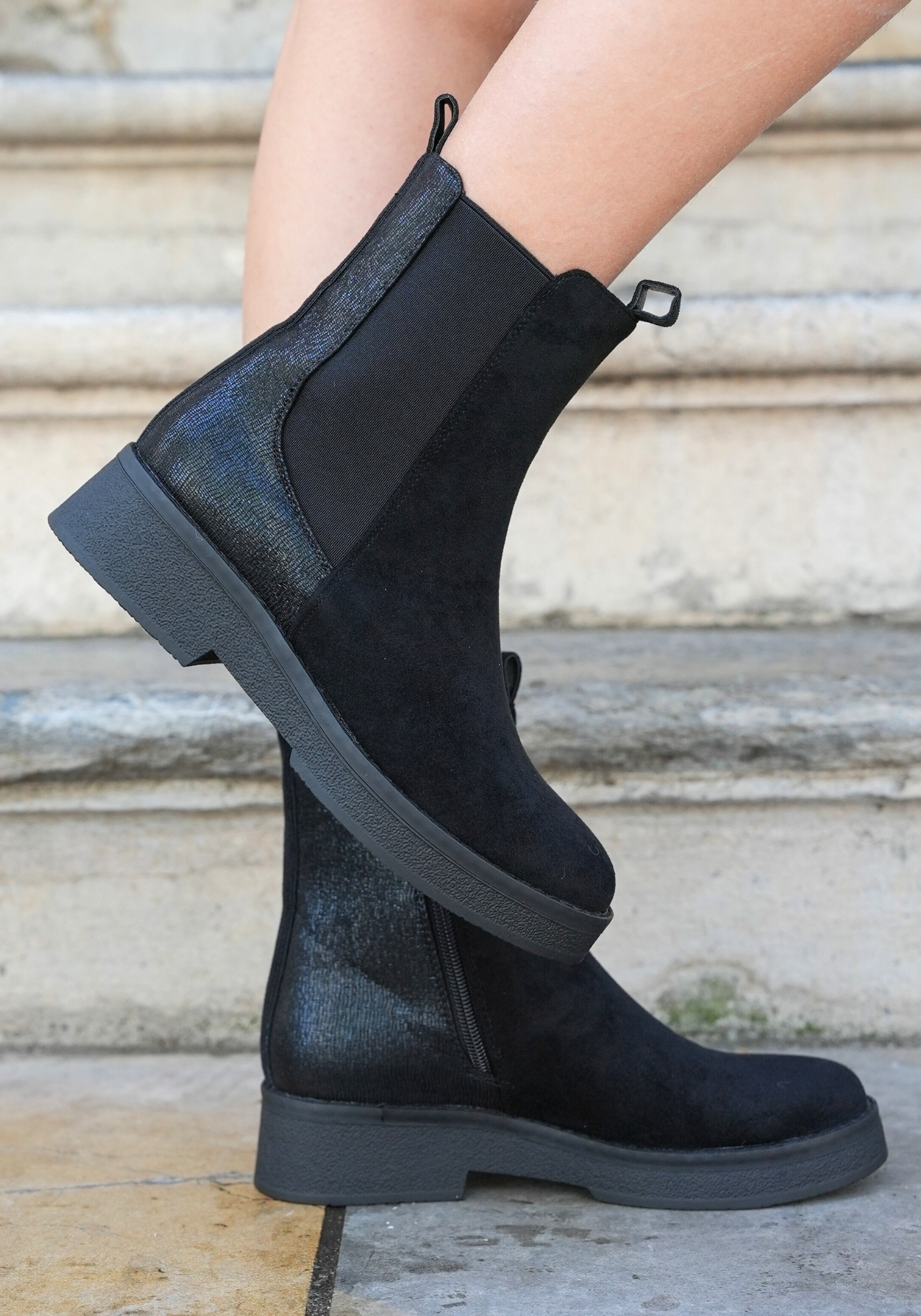 BOOTS CHELSEA NOIRES CLASSIQUES - Casualmode.fr