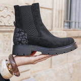 BOTTINES NOIRES À ÉLASTIQUES & ZIP - Casualmode.fr