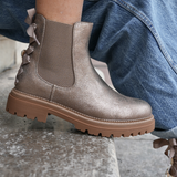 CHELSEA BOOTS BRONZE À SEMELLE CRANTÉE - Casualmode.fr