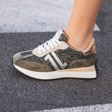 CL11 SNEAKERS-CL82 GREEN - Casualmode.fr