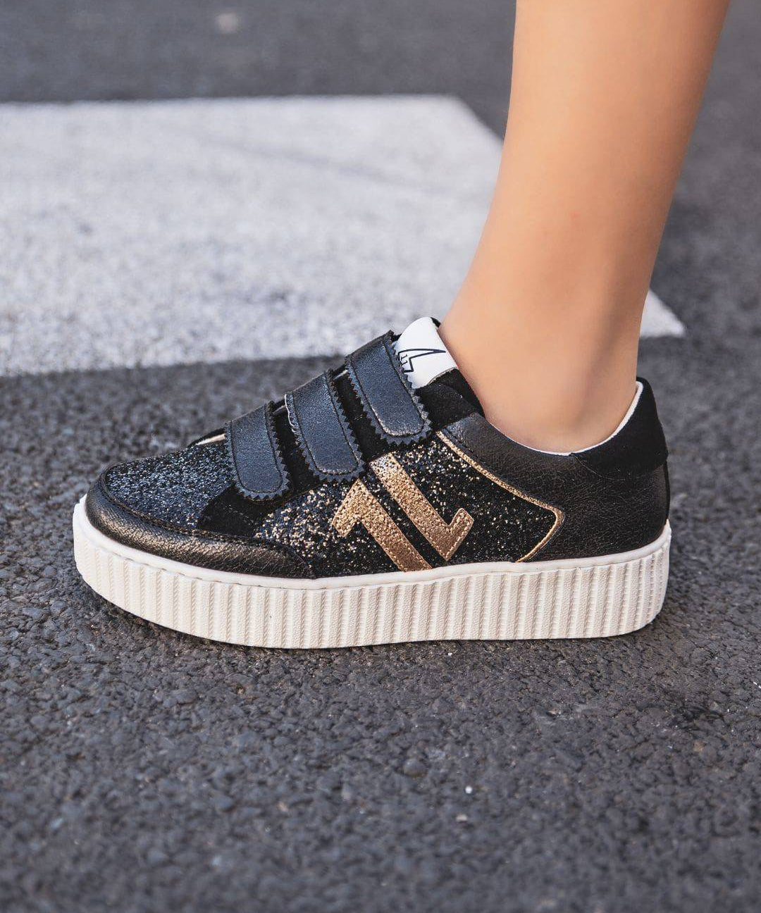 CL11 SNEAKERS - CL79-BLACK - Casualmode.fr