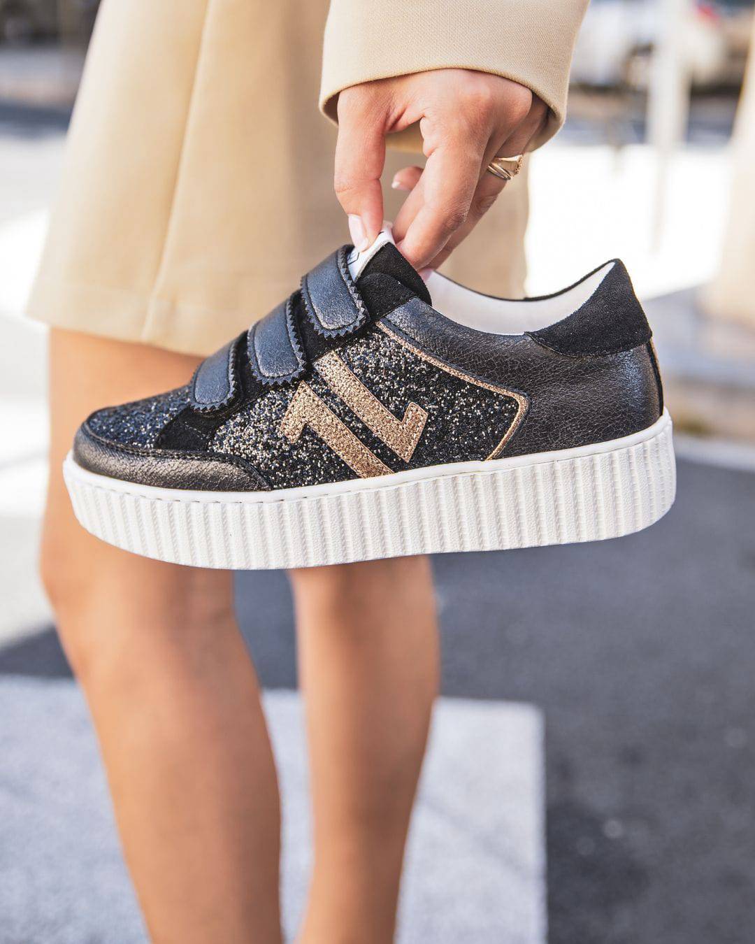 CL11 SNEAKERS - CL79-BLACK - Casualmode.fr