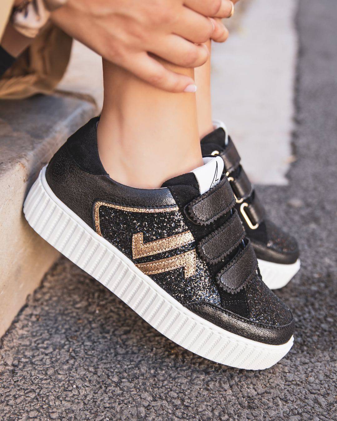 CL11 SNEAKERS - CL79-BLACK - Casualmode.fr