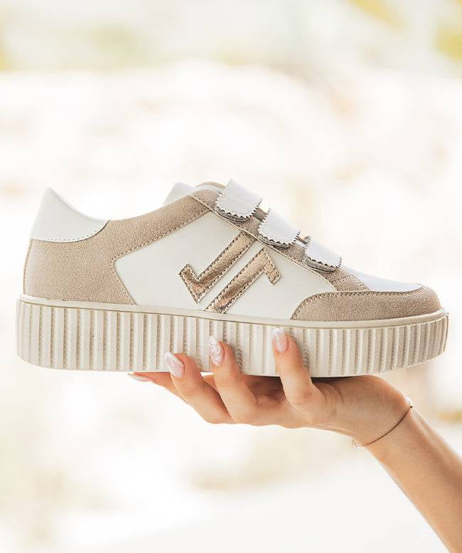 CL11 SNEAKERS-CL73 GOLD - Casualmode.fr