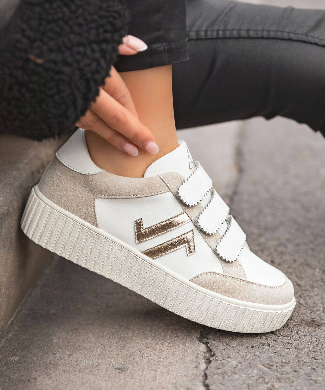 CL11 SNEAKERS-CL73 GOLD - Casualmode.fr