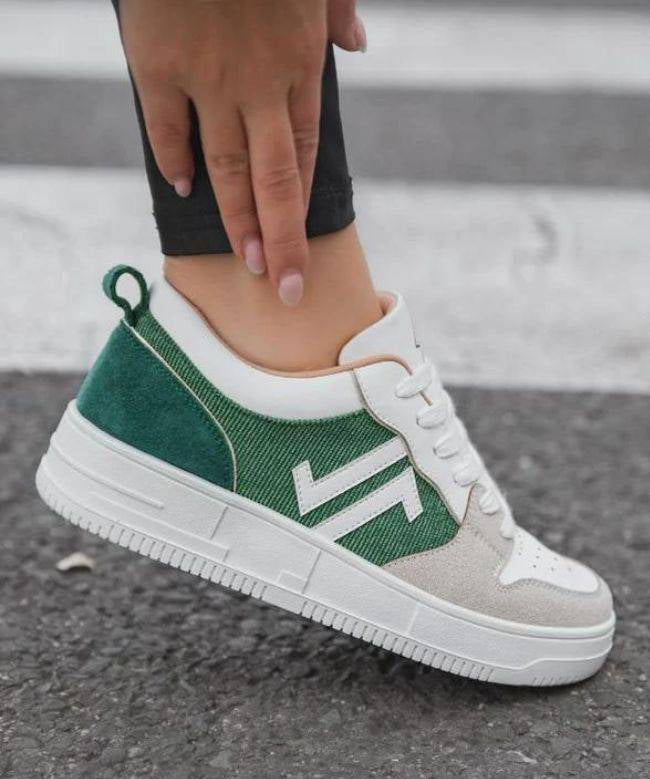 CL11 SNEAKERS- CL68 GREEN - Casualmode.fr