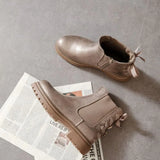 CHELSEA BOOTS BRONZE À SEMELLE CRANTÉE - Casualmode.fr