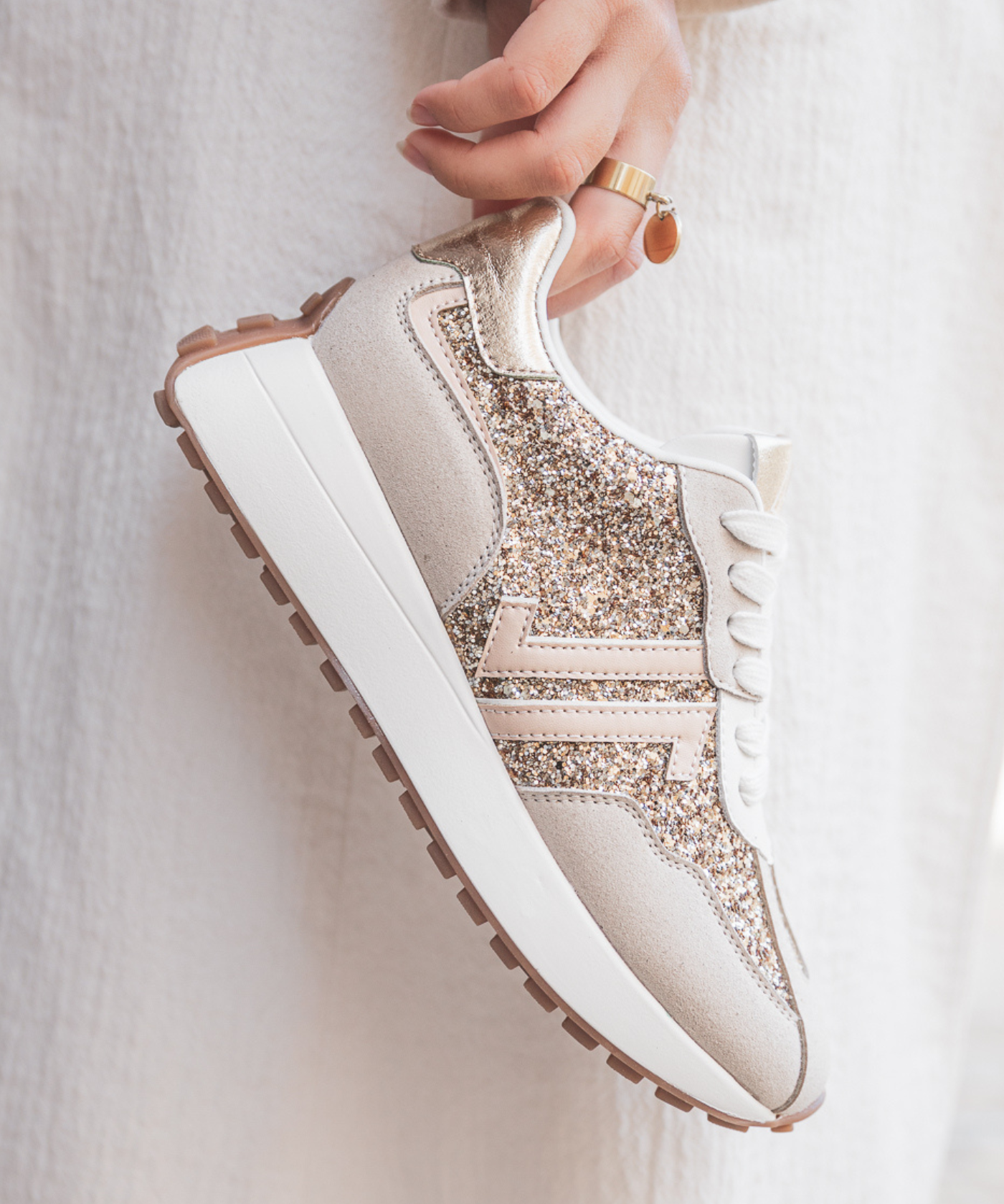 CL11 SNEAKERS - CL93-GOLD - Casualmode.fr