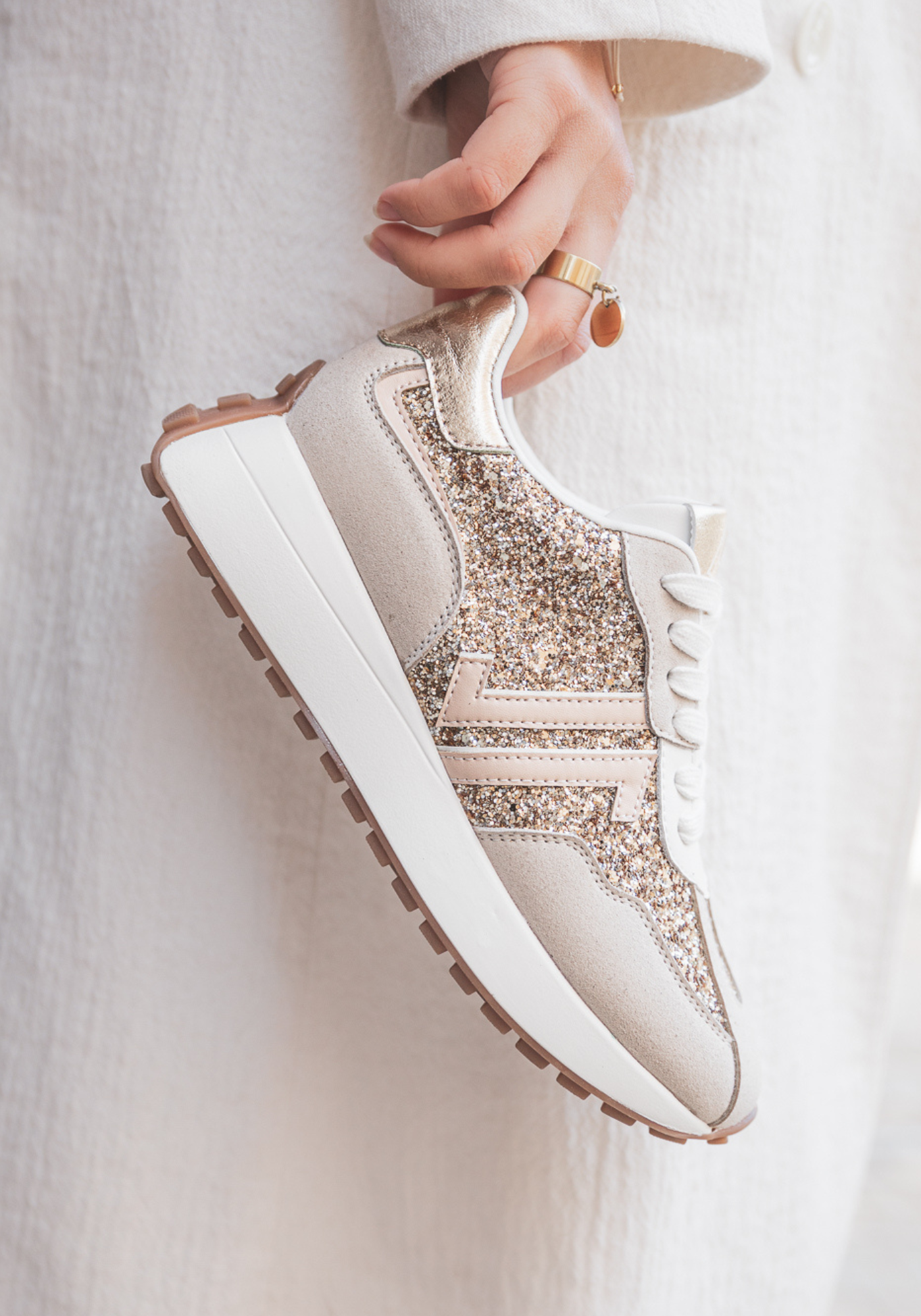 CL11 SNEAKERS - CL93-GOLD - Casualmode.fr