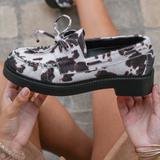 DERBIES IMPRIMÉ ANIMALIER – STYLE AUDACIEUX - Casualmode.fr